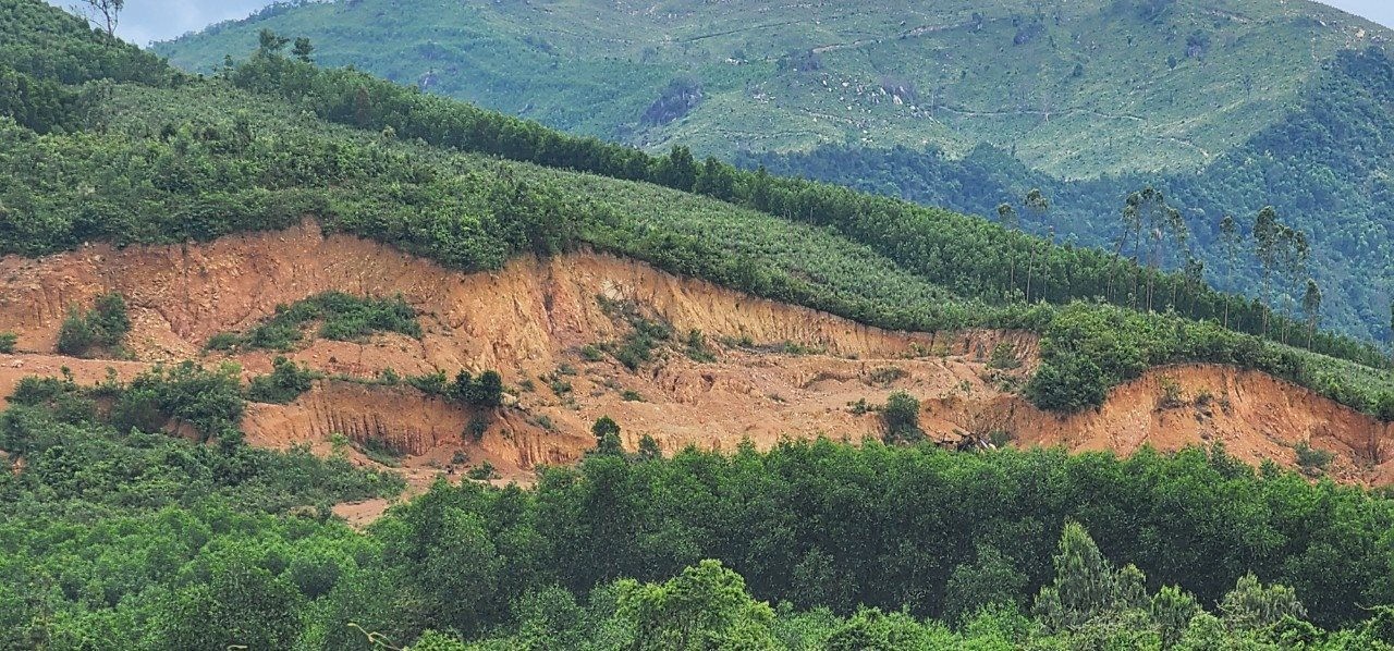 Vân Canh (Bình Định): Chưa được phép xây dựng Trại chăn nuôi heo đã khai thác đất san lấp mặt bằng