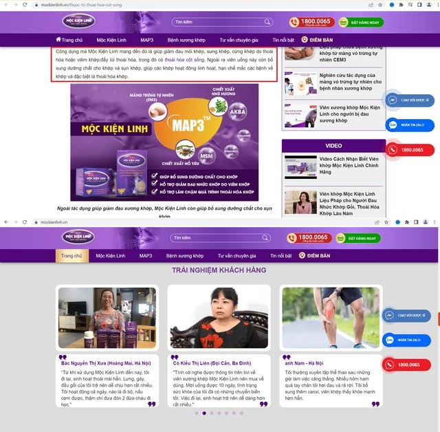 Dược phẩm Bảo Minh: Hàng loạt sai phạm quảng cáo TPCN, thuốc trên website, fanpage Dược phẩm Bảo Minh: Hàng loạt sai phạm quảng cáo TPCN, thuốc trên website, fanpage