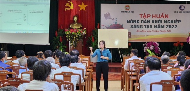 Bình Định: Hội Nông dân tỉnh tổ chức tập huấn hướng dẫn nông dân khởi nghiệp Bình Định: Hội Nông dân tỉnh tổ chức tập huấn hướng dẫn nông dân khởi nghiệp