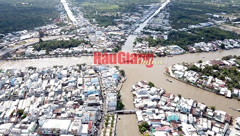 Hậu Giang: Đô thị xanh thích ứng với biến đổi khí hậu Ngã Bảy không còn xa