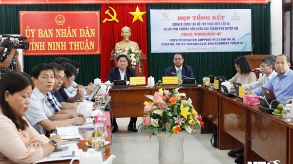 Ninh Thuận: Tổng kết Dự án Môi trường bền vững các thành phố duyên hải
