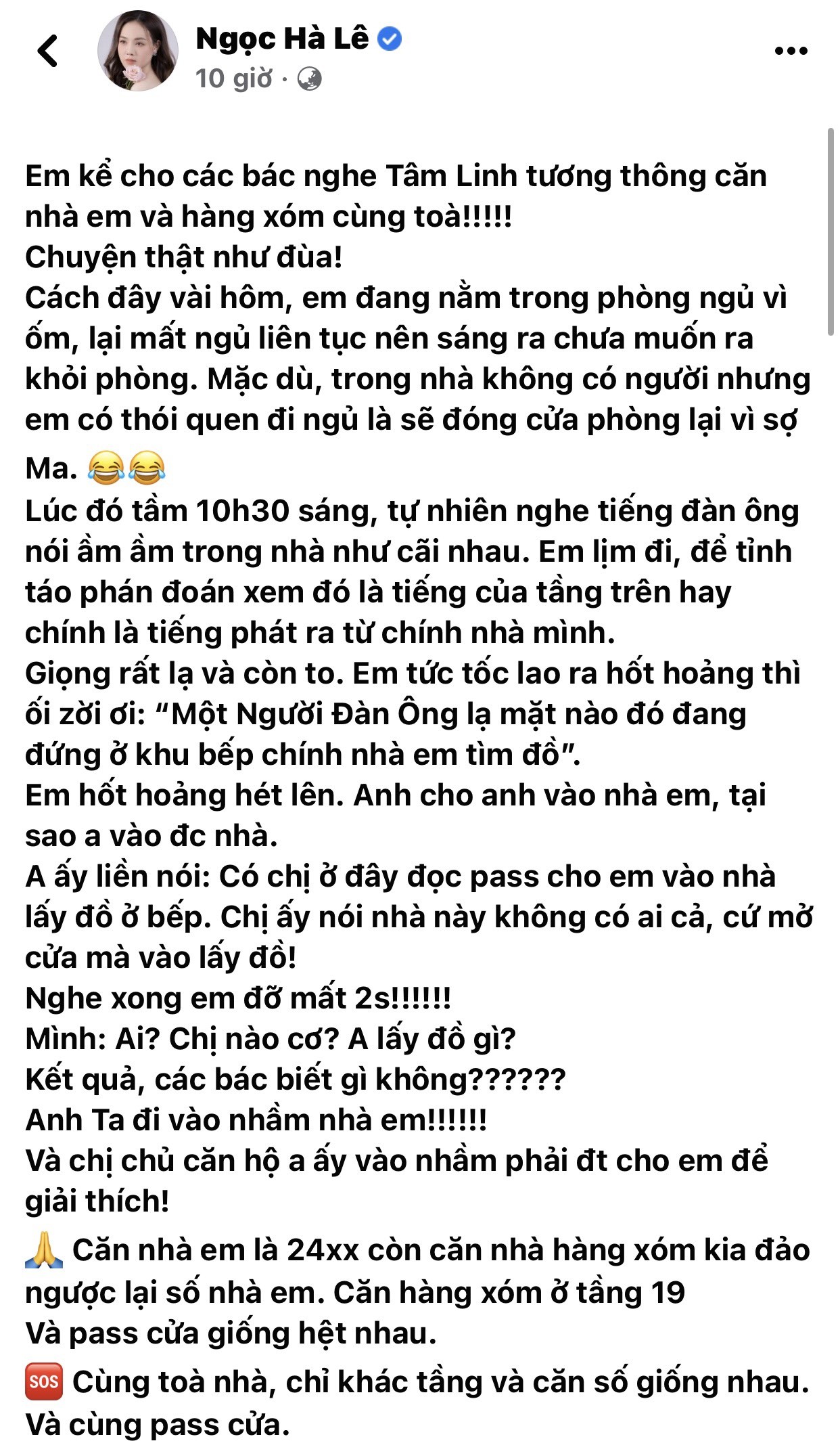 Bà xã NSND Công Lý kể chuyện lạ xảy ra trong chính ngôi nhà, nghe xong ai nấy đều hoang mang Bà xã NSND Công Lý kể chuyện lạ xảy ra trong chính ngôi nhà, nghe xong ai nấy đều hoang mang
