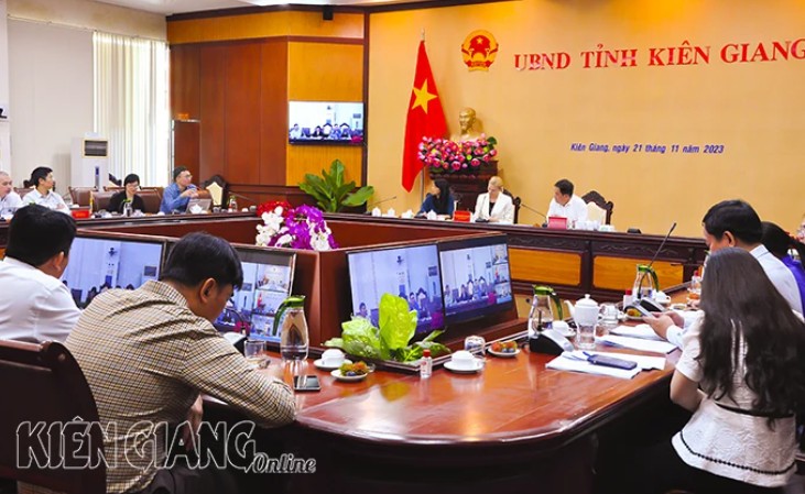Kiên Giang: Phó Chủ tịch UBND tỉnh Lê Quốc Anh làm việc với đoàn công tác Đại sứ quán Na Uy Kiên Giang: Phó Chủ tịch UBND tỉnh Lê Quốc Anh làm việc với đoàn công tác Đại sứ quán Na Uy
