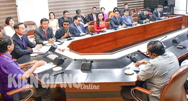 Kiên Giang: Thảo luận nội dung ký thỏa thuận song phương với bang Kerala Kiên Giang: Thảo luận nội dung ký thỏa thuận song phương với bang Kerala