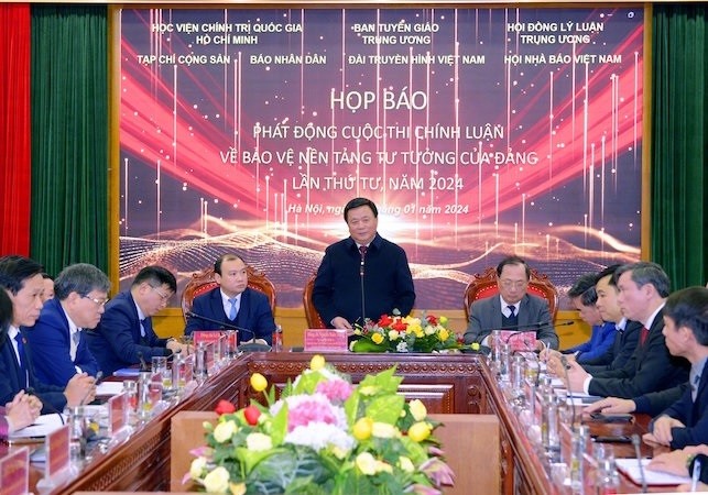 Phát động “Cuộc thi chính luận về bảo vệ nền tảng tư tưởng của Đảng lần thứ Tư, năm 2024”