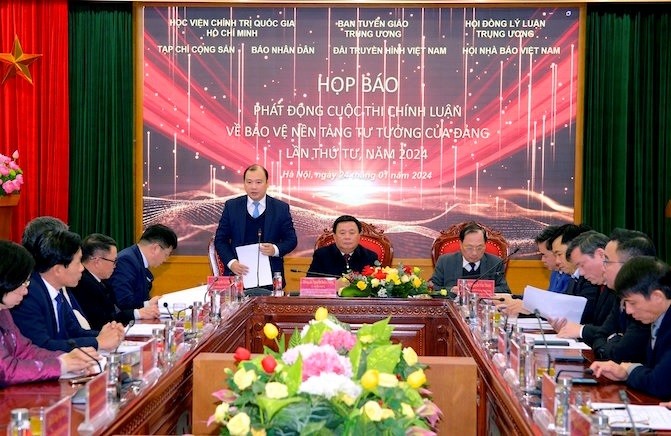 Phát động “Cuộc thi chính luận về bảo vệ nền tảng tư tưởng của Đảng lần thứ Tư, năm 2024”