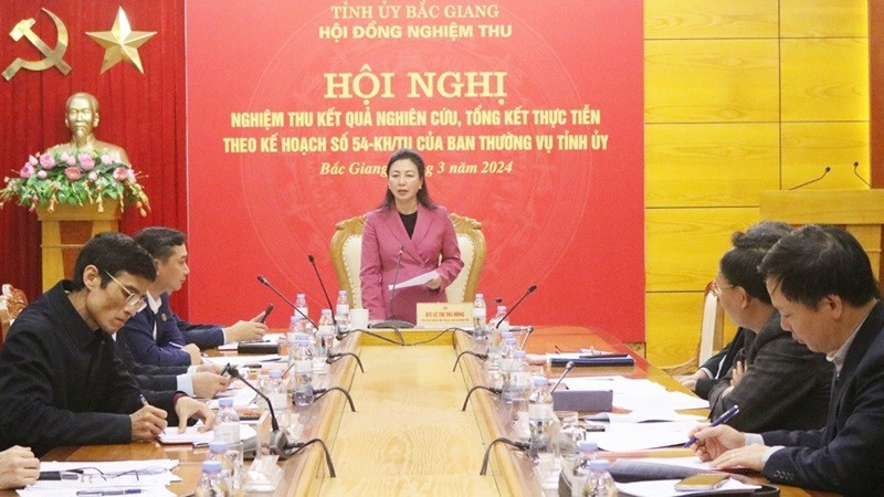 Nghiệm thu báo cáo nghiên cứu, tổng kết thực tiễn về học tập lý luận chính trị và tư tưởng, đạo đức, phong cách Hồ Chí Minh