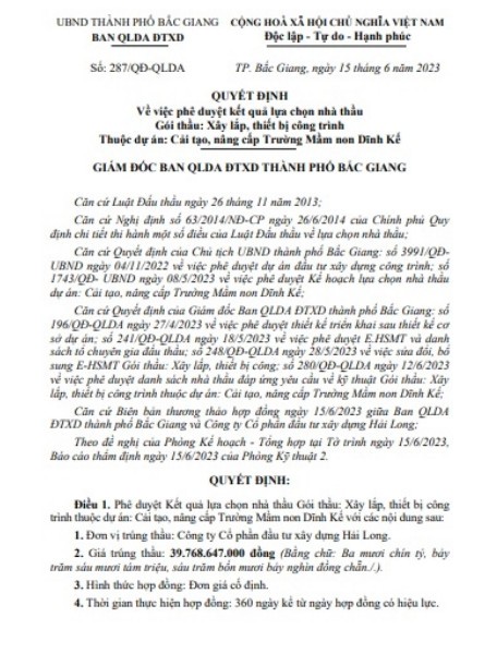 Nhà thầu lớn ở Bắc Giang: Xây dựng Hải Long có tiềm lực thế nào?