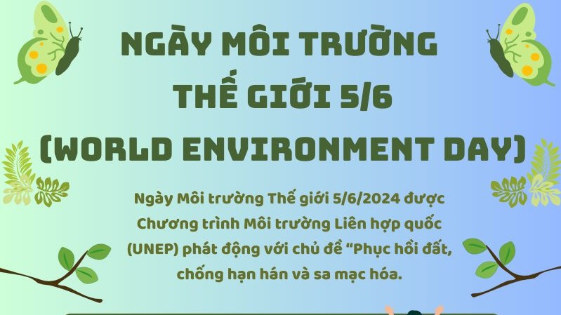 Ngày Môi trường Thế giới 5/6: Phục hồi đất, chống hạn hán và sa mạc hóa