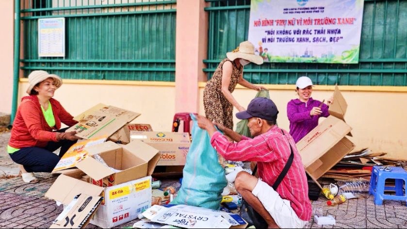 TP.HCM: Quận Tân Phú triển khai mô hình “Phụ nữ vì môi trường xanh”