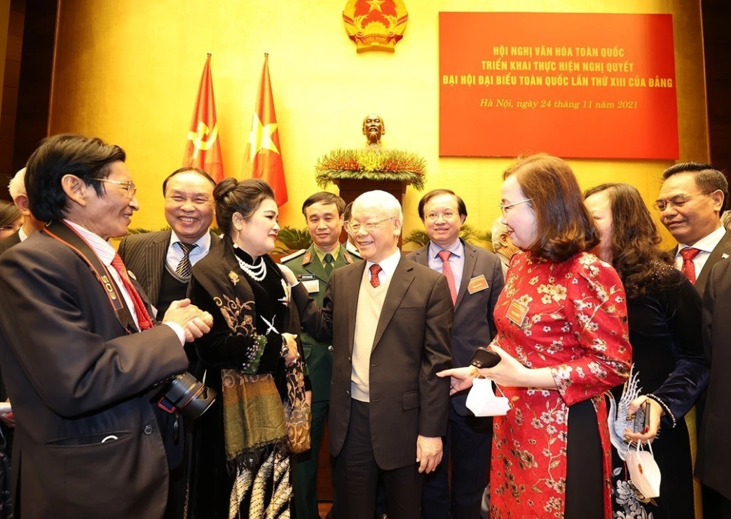 Tổng Bí thư Nguyễn Phú Trọng: Mong mỏi chấn hưng, phát triển văn hóa Việt Nam