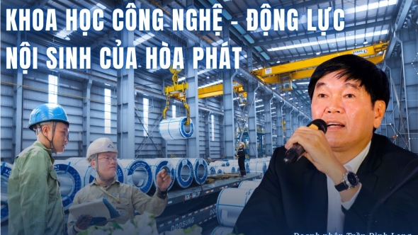 Khoa học công nghệ – Động lực nội sinh của Hòa Phát