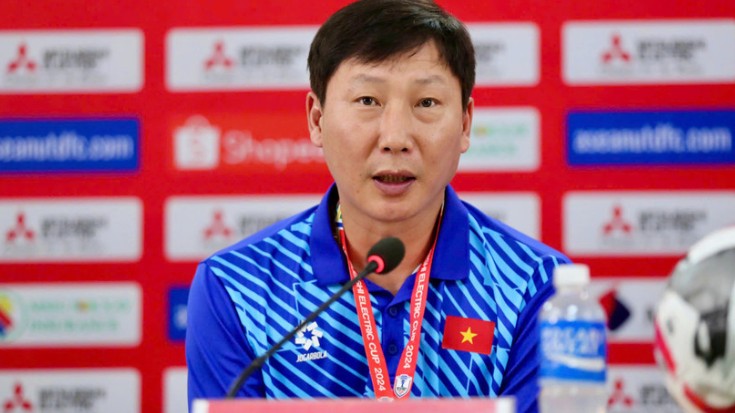 HLV Kim Sang Sik thận trọng trước trận chung kết với U23 Indonesia