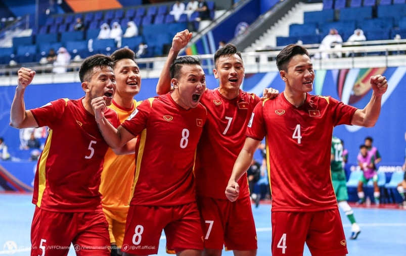 Tuyển futsal Việt Nam đạt cột mốc lịch sử