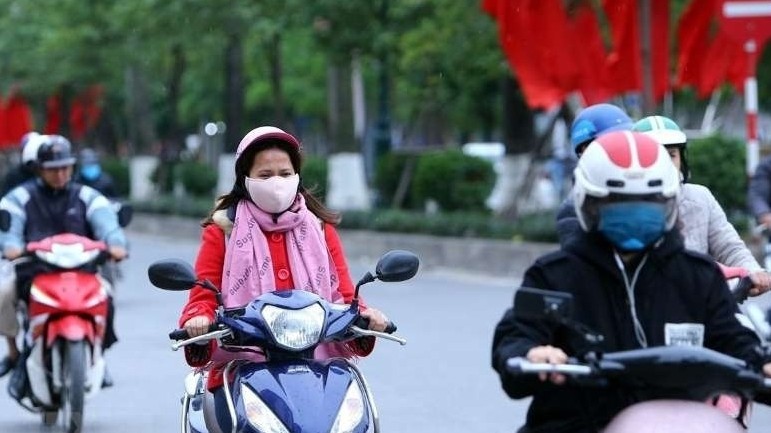 Không khí lạnh tiếp tục tăng cường, nền nhiệt độ của TP Hà Nội xuống mức rét hại