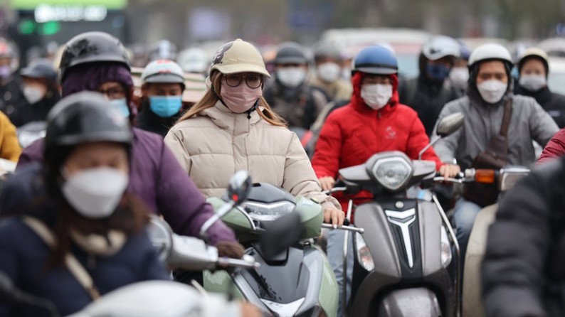 Không khí lạnh tăng cường mạnh, nhiệt độ miền Bắc giảm xuống thấp