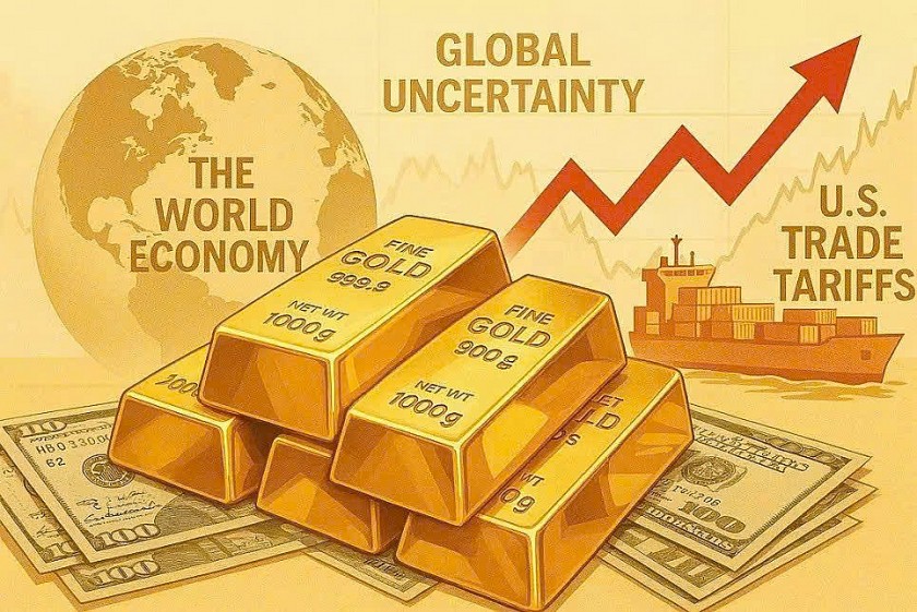 Giá vàng hôm nay 28/1: Vàng thế giới tăng vọt, vàng nhẫn áp sát vàng miếng