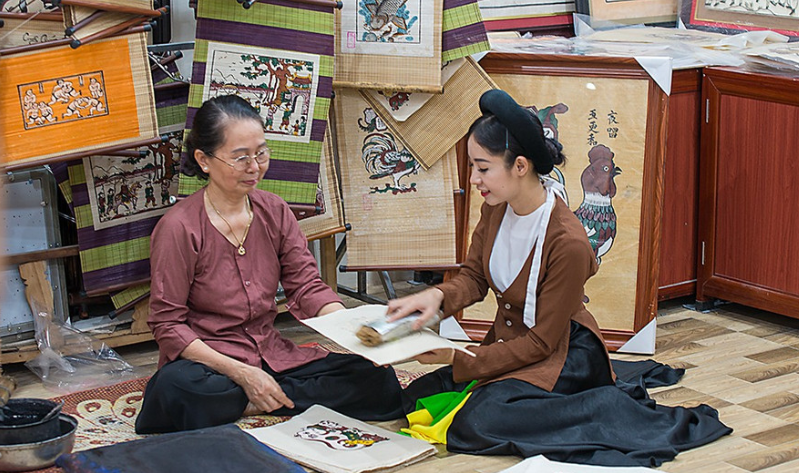 UNESCO vinh danh nghề làm tranh Đông Hồ