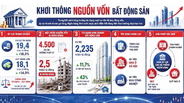 Phân luồng vốn cho bất động sản