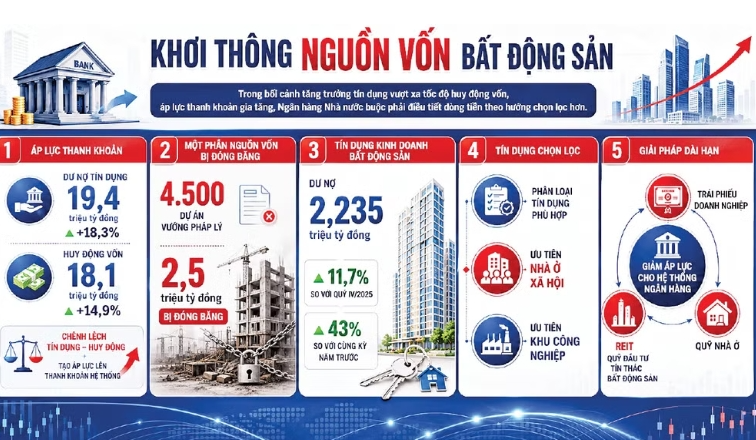 Phân luồng vốn cho bất động sản Phân luồng vốn cho bất động sản