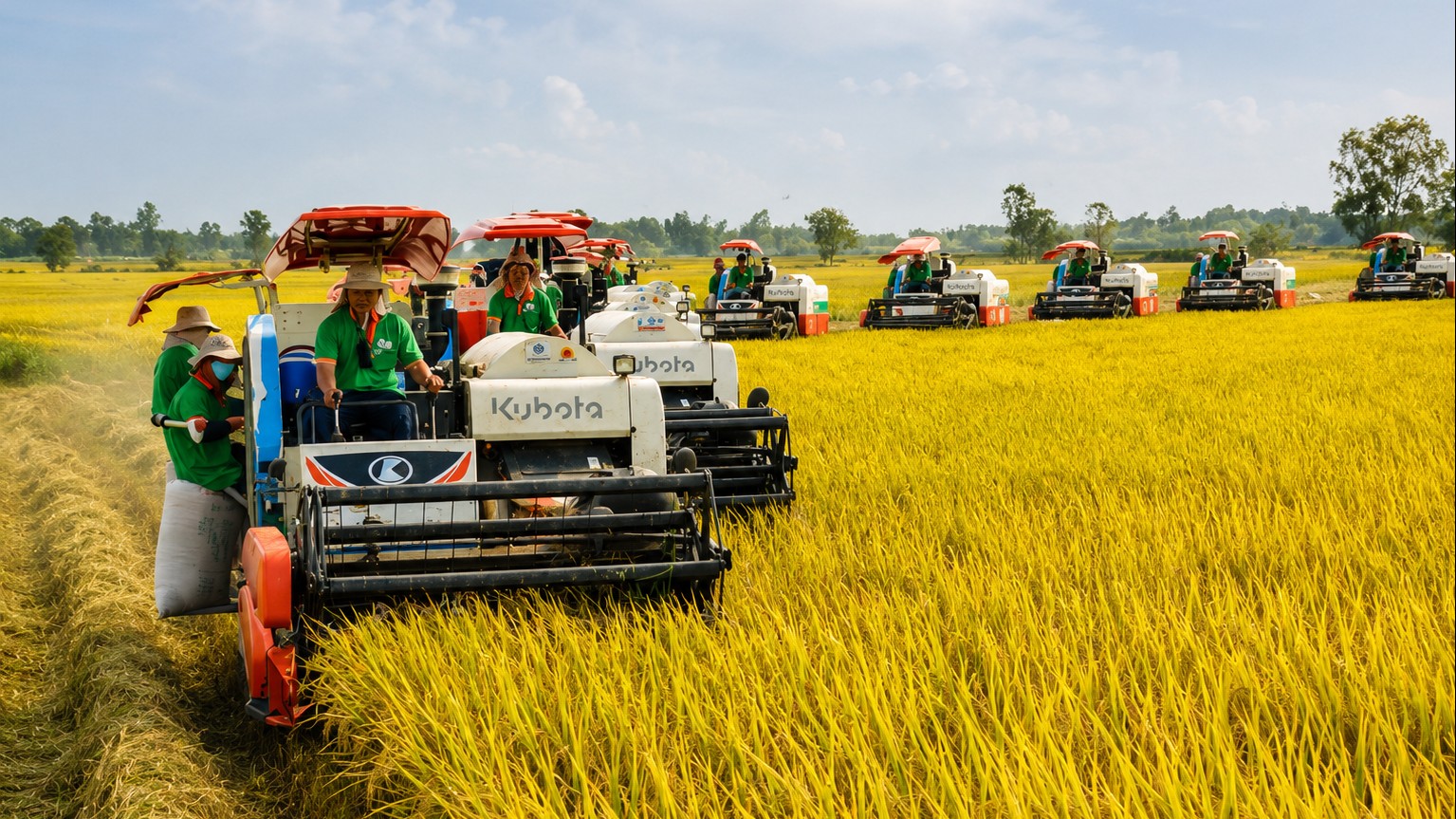 Đón sóng giá gạo, nâng tầm hạt gạo Việt