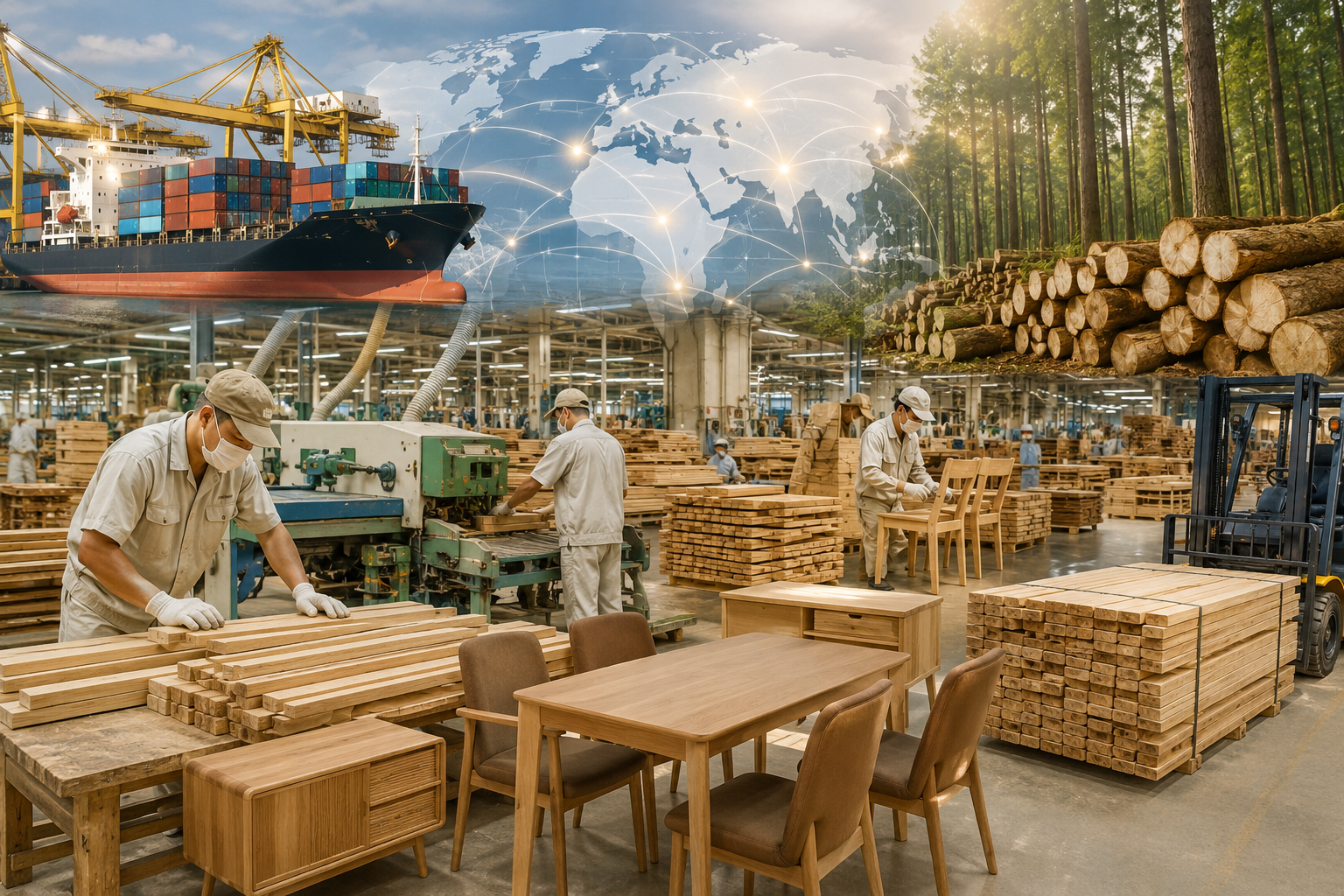 Gỗ Việt đang đứng ở đâu trong giá trị toàn cầu? Gỗ Việt đang đứng ở đâu trong giá trị toàn cầu?