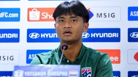 Tiền đạo Yotsakon Burapha ‘đốt nóng’ không khí trước trận Việt Nam - Thái Lan
