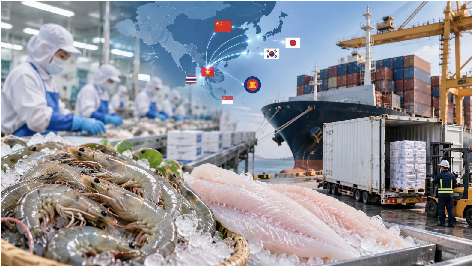 Ngành thủy sản trong cuộc đua giành thị phần ở châu Á
