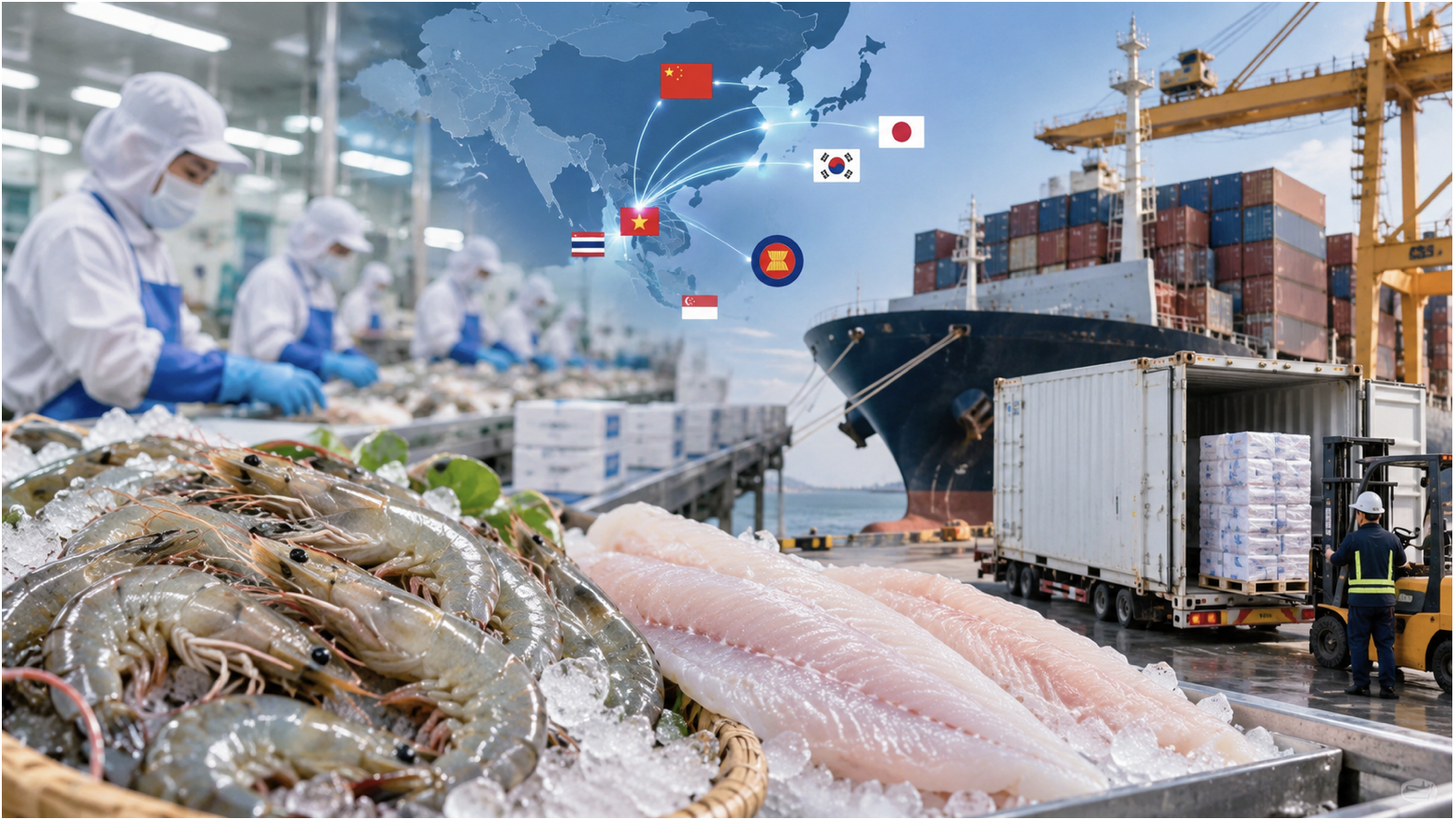 Ngành thủy sản trong cuộc đua giành thị phần ở châu Á Ngành thủy sản trong cuộc đua giành thị phần ở châu Á