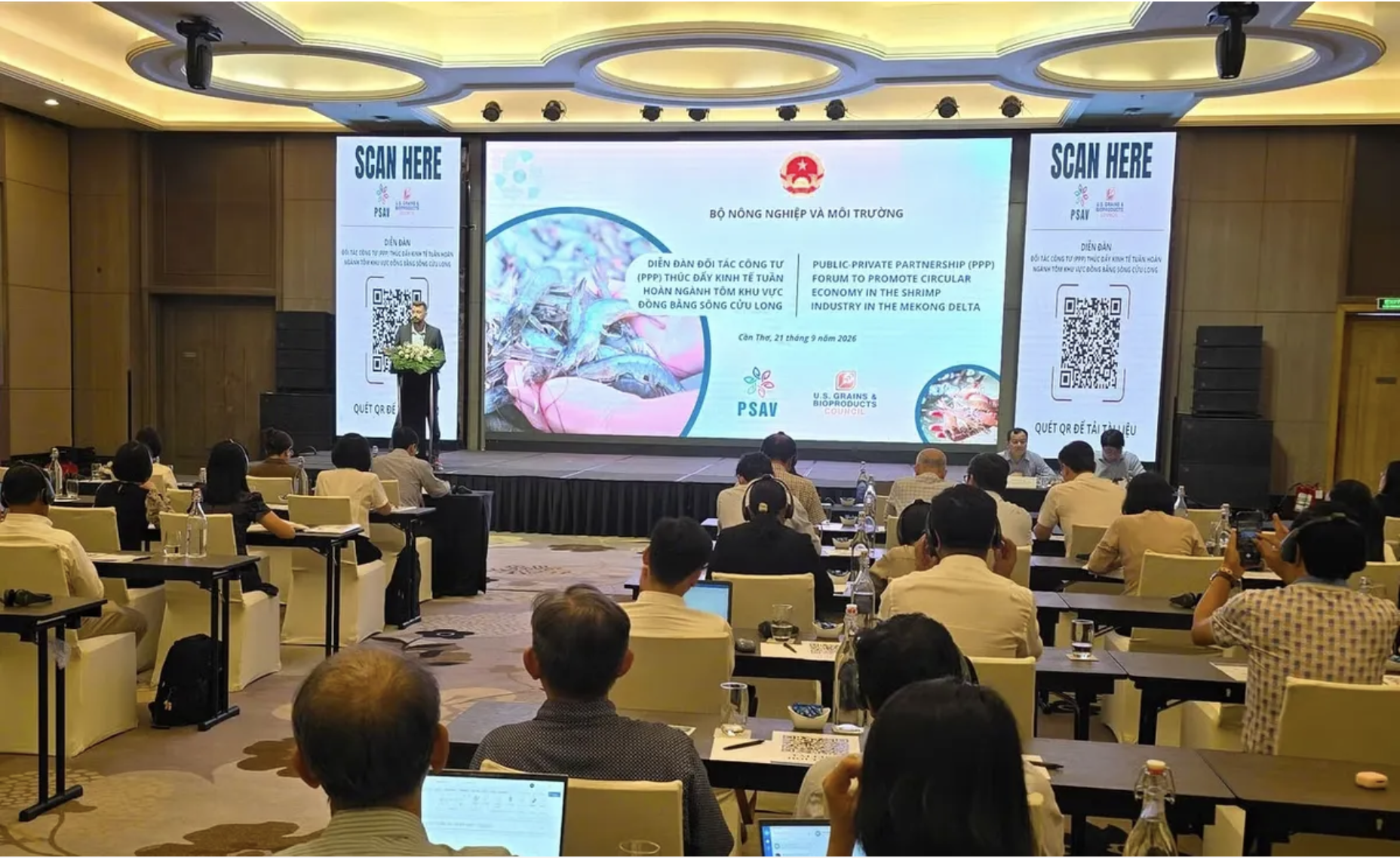 Ngành tôm Việt Nam đang đứng trước yêu cầu đổi mới sản xuất theo hướng tiết kiệm tài nguyên, giảm phát thải và phát triển bền vững. Ngành tôm Việt Nam đang đứng trước yêu cầu đổi mới sản xuất theo hướng tiết kiệm tài nguyên, giảm phát thải và phát triển bền vững.