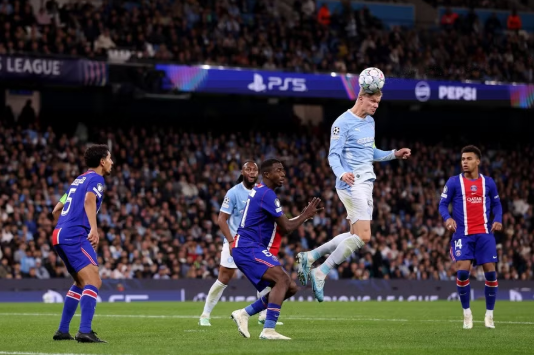 Haaland lập kỷ lục, Man City vẫn thua đau PSG trên sân nhà