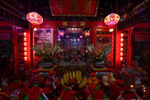 Thế giới hân hoan đón năm mới Quý Mão 2023 Ảnh: AFP