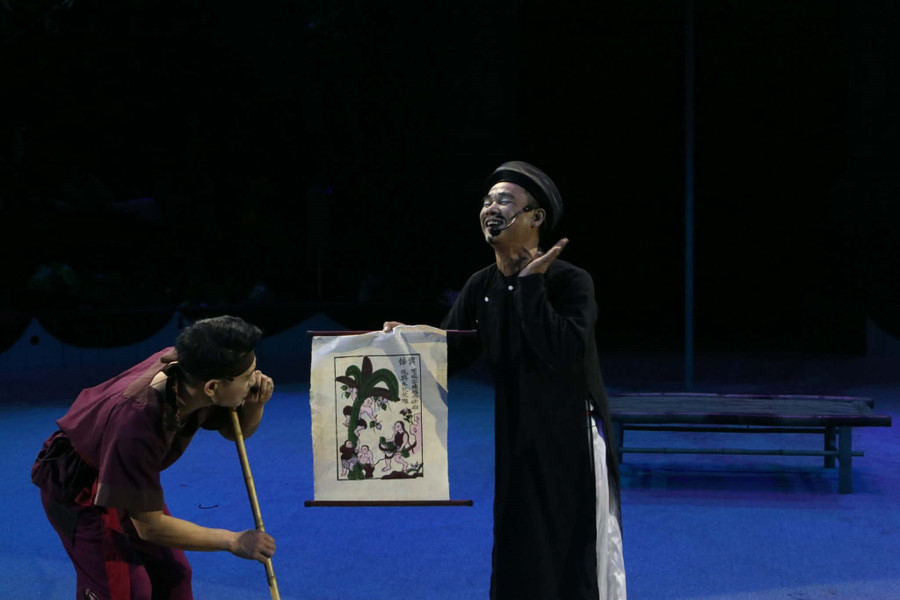 "Đánh thức" tranh Đông Hồ "Đánh thức" tranh Đông Hồ