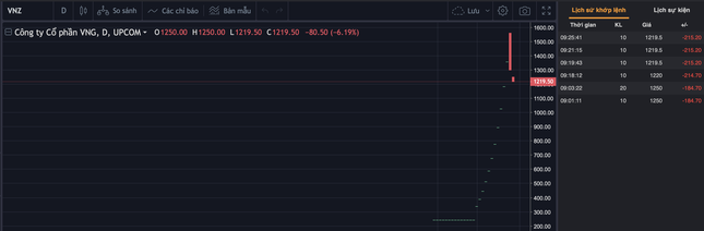 VNZ nằm sàn, nhà đầu tư bán tháo nhưng không có thanh khoản VNZ nằm sàn, nhà đầu tư bán tháo nhưng không có thanh khoản ảnh 1
