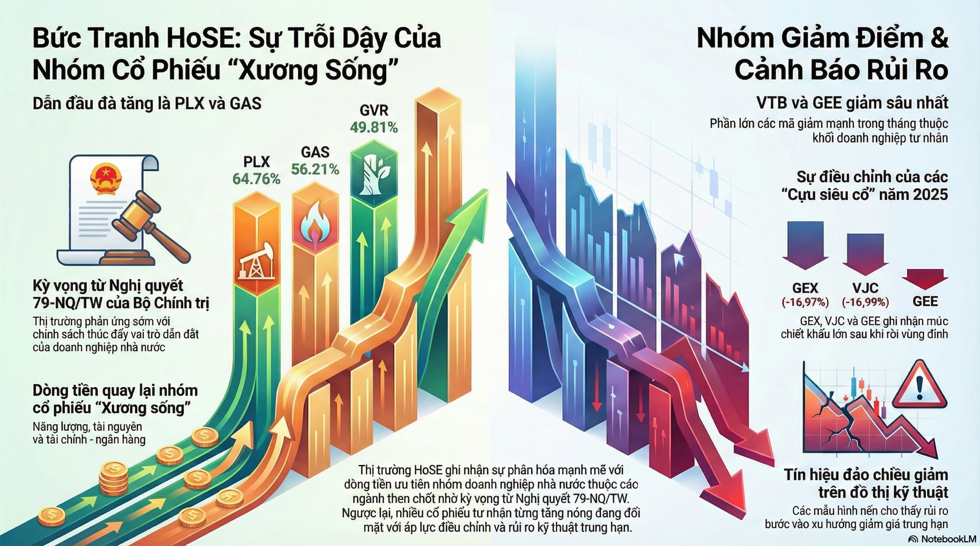 Cổ phiếu tăng mạnh tháng 1: Thị trường "đặt cược" vào chính sách Cổ phiếu tăng mạnh tháng 1: Thị trường "đặt cược" vào chính sách