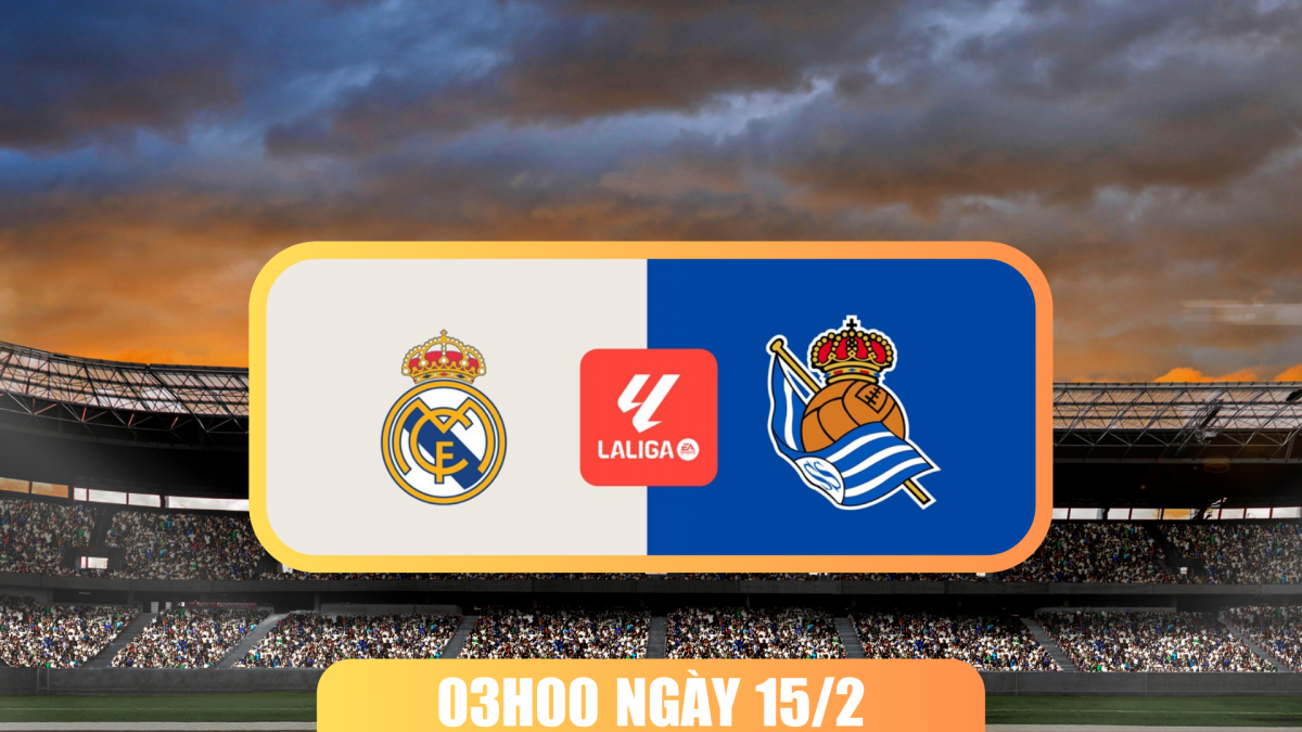 Nhận định Real Madrid vs Real Sociedad: Bernabeu tiếp sức “Kền kền trắng” bứt phá cuộc đua vô địch La Liga Nhận định Real Madrid vs Real Sociedad: Bernabeu tiếp sức “Kền kền trắng” bứt phá cuộc đua vô địch La Liga