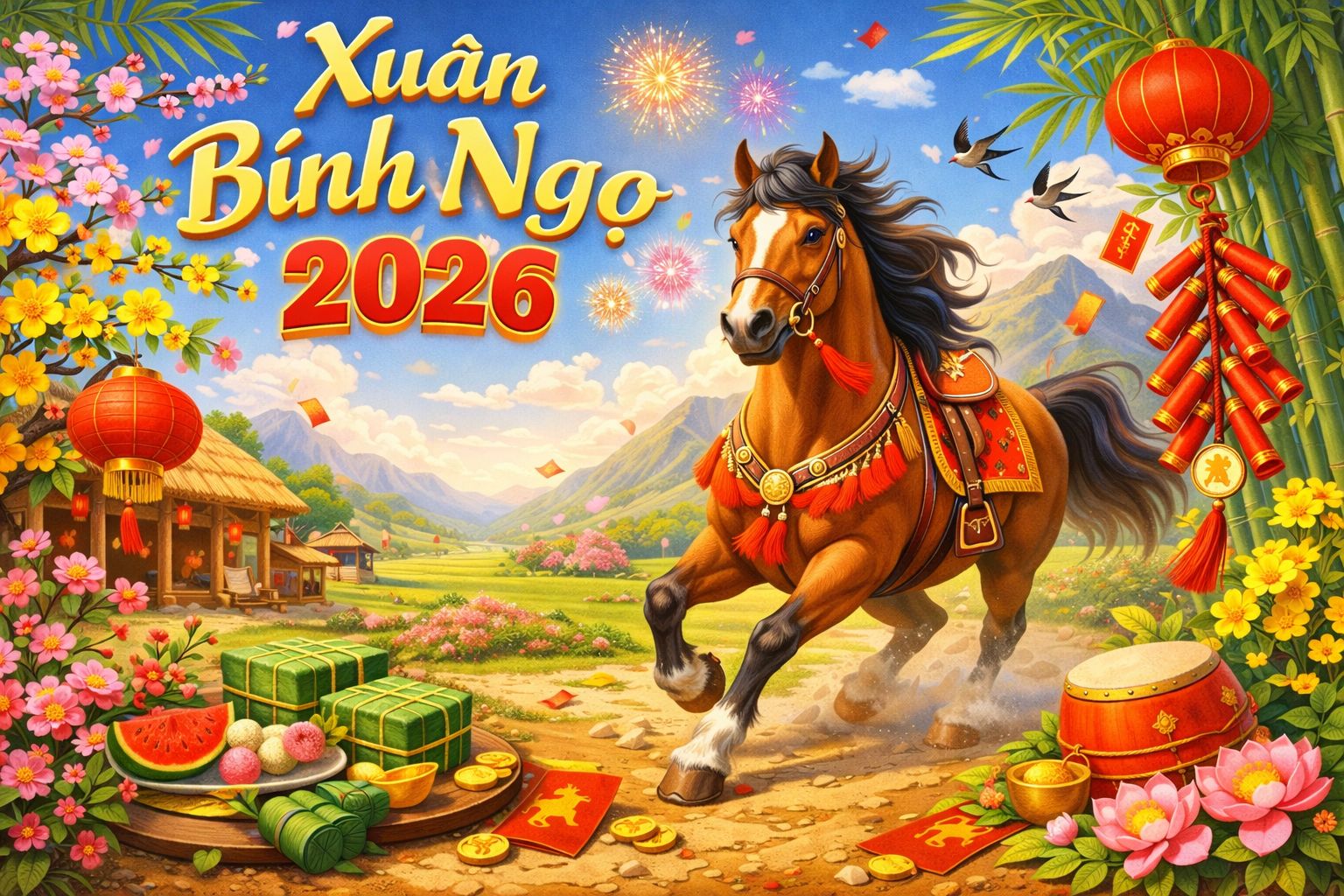 Nghe vó ngựa trong mùa xuân mới