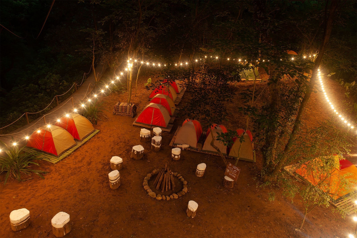 Trải nghiệm các trò chơi trên cây và hoạt động qua đêm tại OZO Park Trải nghiệm các trò chơi trên cây và hoạt động qua đêm tại OZO Park