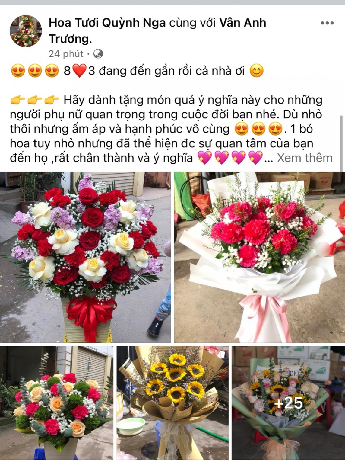 Set quà hoa tươi “no bụng” trở thành xu hướng quà tặng dịp 8/3 năm nay Set quà hoa tươi “no bụng” trở thành xu hướng quà tặng dịp 8/3 năm nay