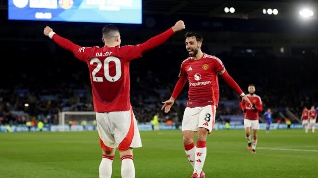 Bruno Fernandes chói sáng, Man Utd dễ dàng đánh bại Leicester 3-0 Bruno Fernandes chói sáng, Man Utd dễ dàng đánh bại Leicester 3-0