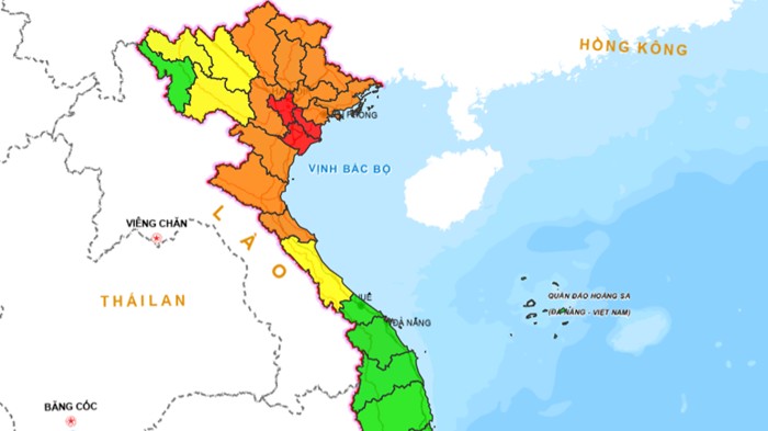 Dự báo chất lượng không khí ở các khu vực trên cả nước ngày 5 và 6/3