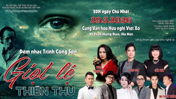 Đêm nhạc ‘Giọt lệ thiên thu’ tưởng nhớ nhạc sĩ Trịnh Công Sơn