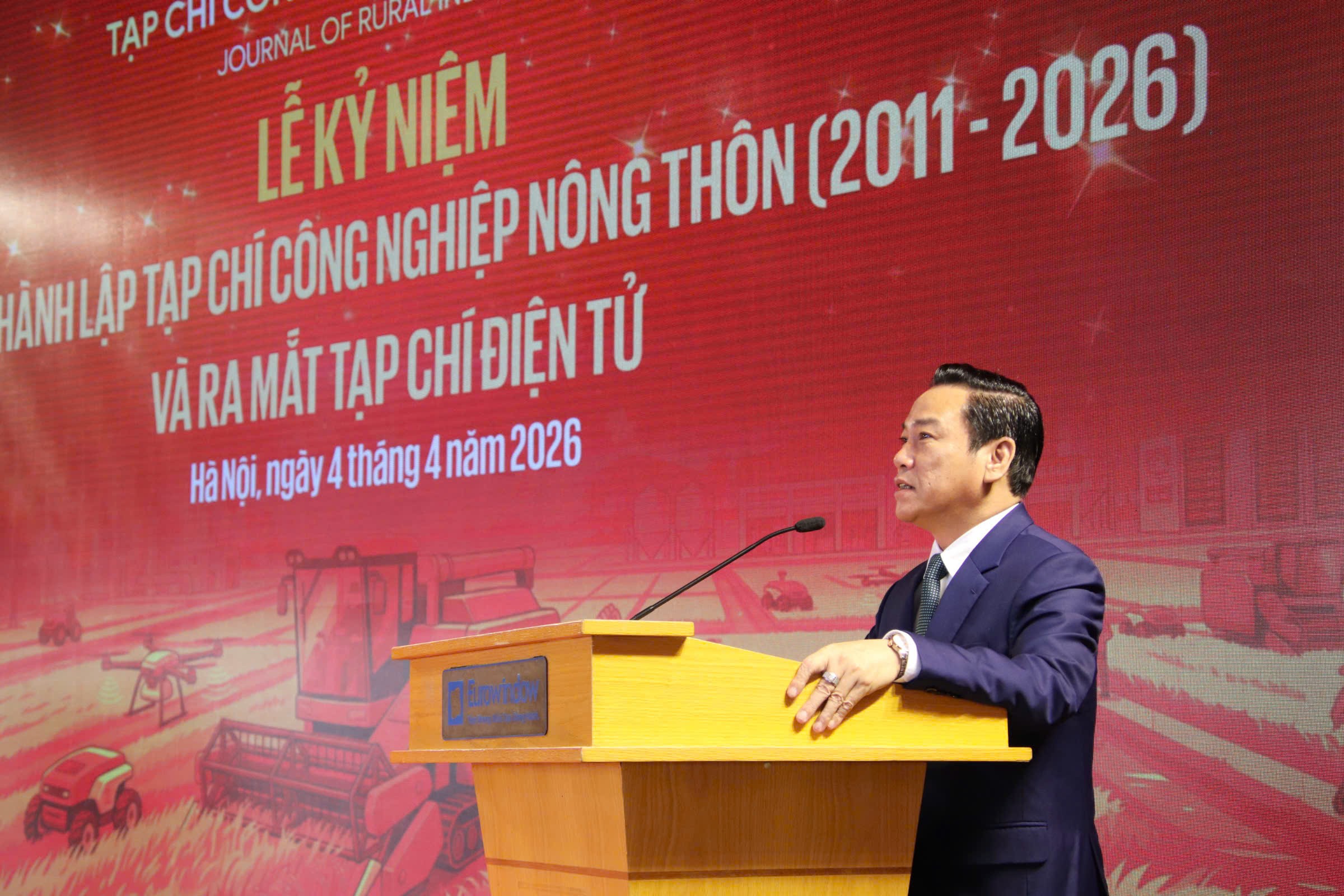 Tạp chí Công nghiệp Nông thôn kỷ niệm 15 năm thành lập và ra mắt Tạp chí điện tử Tạp chí Công nghiệp Nông thôn kỷ niệm 15 năm thành lập và ra mắt Tạp chí điện tử