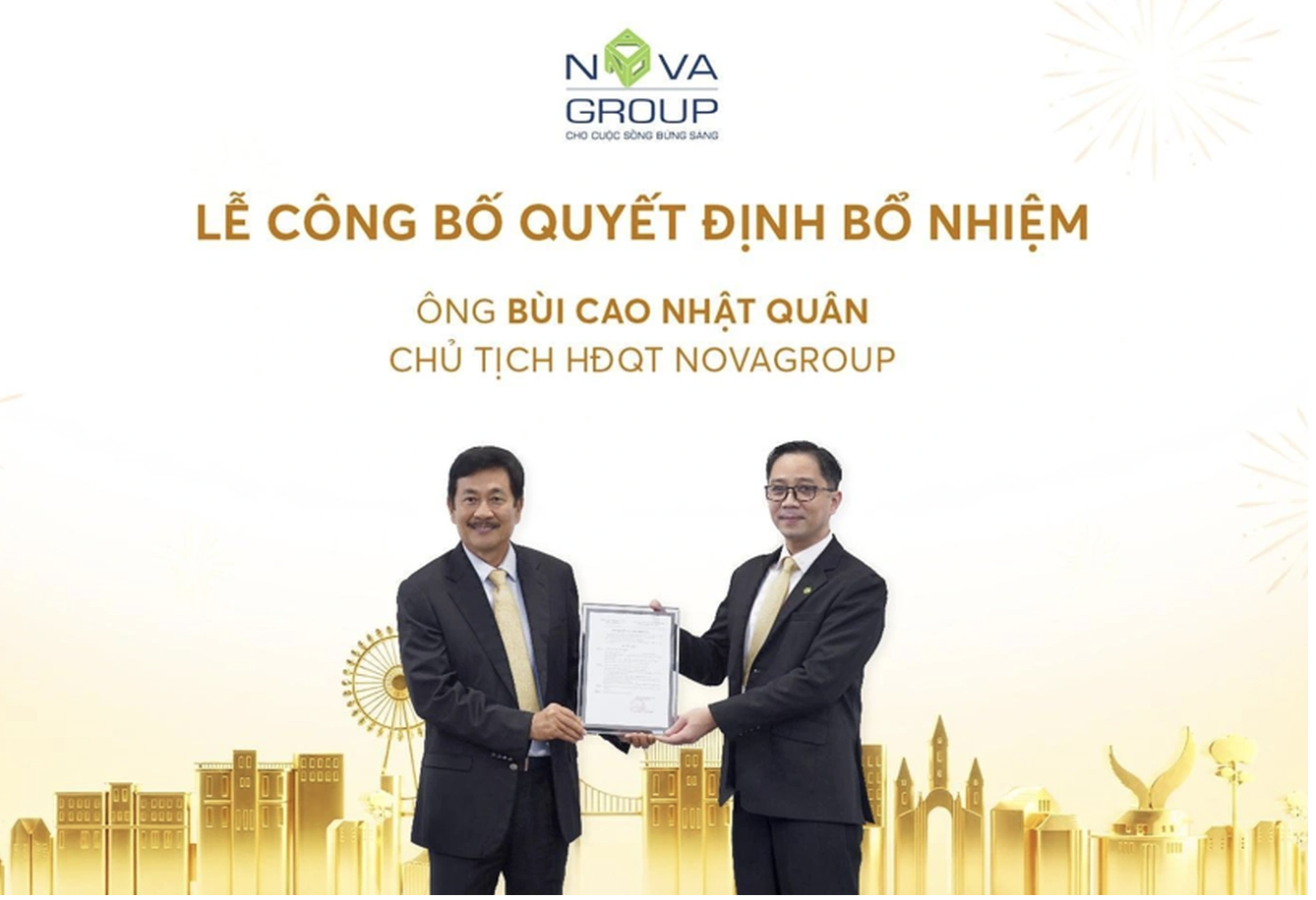 Chân dung ông Bùi Cao Nhật Quân - tân Chủ tịch NovaGroup