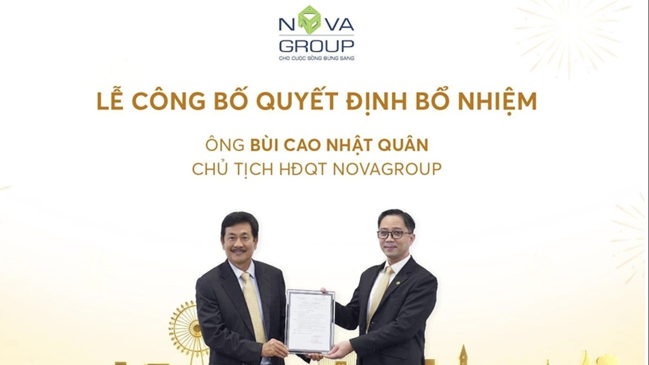 Chân dung ông Bùi Cao Nhật Quân - tân Chủ tịch NovaGroup