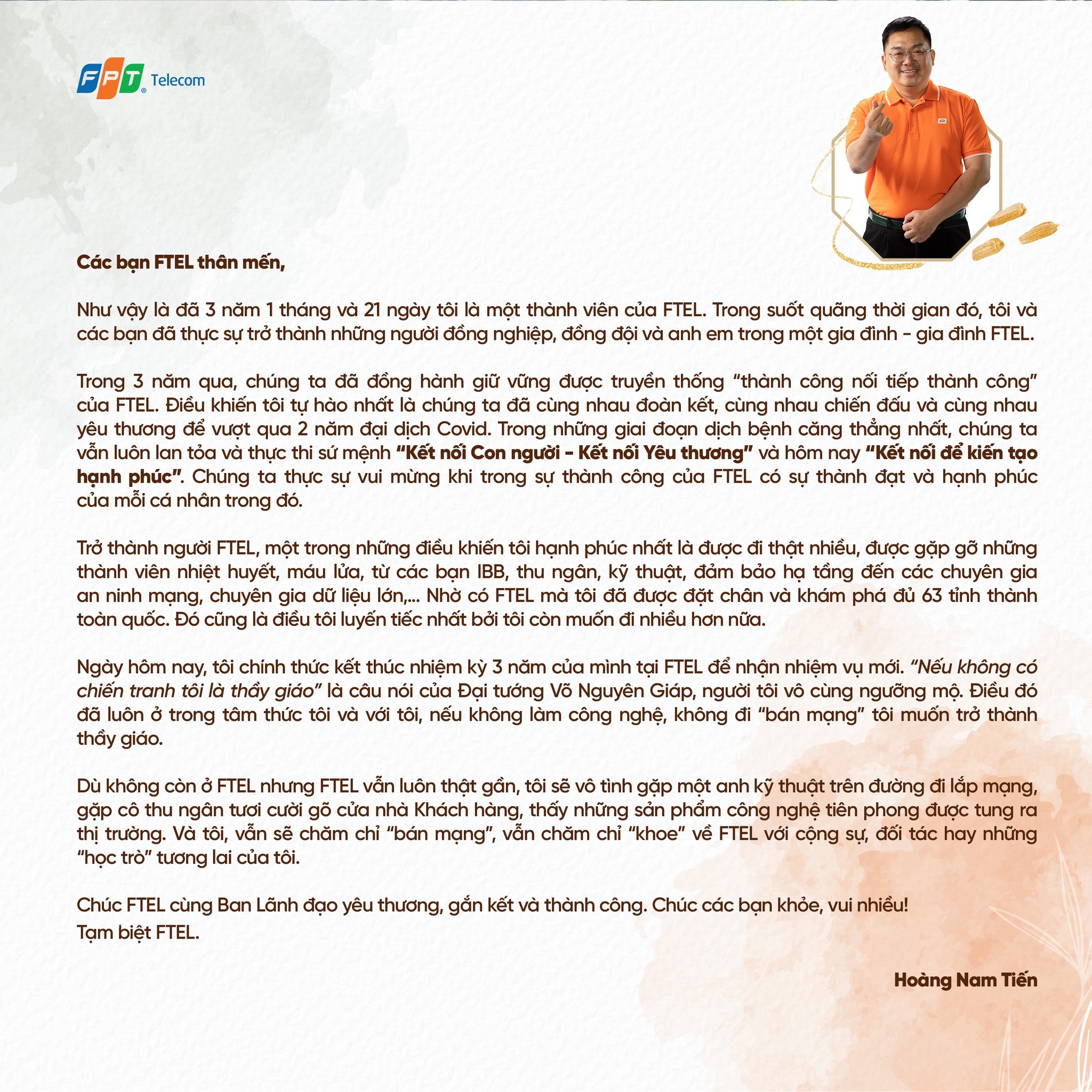 Chân dung ông Hoàng Việt Anh - người sẽ giữ chức Tân Chủ tịch FPT Telecom thay ông Hoàng Nam Tiến