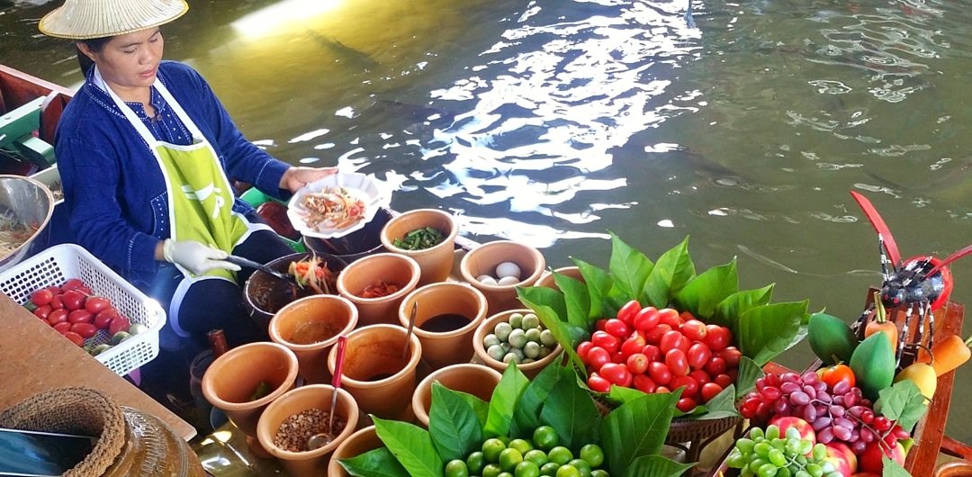 Khám phá chợ nổi Thái Lan Khám phá chợ nổi Thái Lan