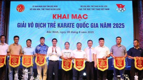 Khai mạc Giải vô địch trẻ Karate quốc gia năm 2025