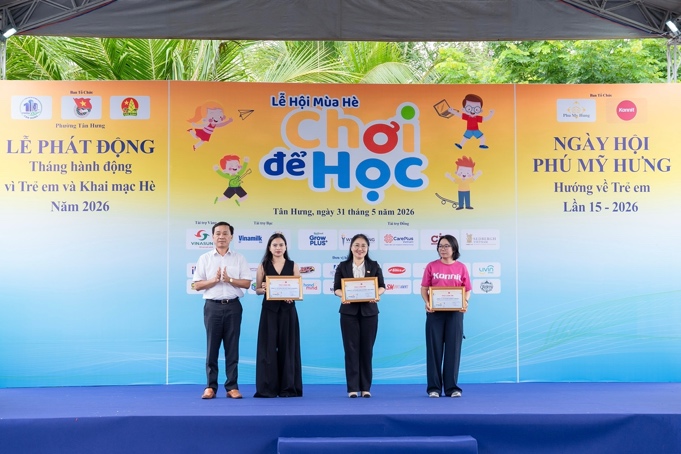 Hàng nghìn trẻ em hào hứng "chơi để học" cùng Vinamilk tại Phú Mỹ Hưng