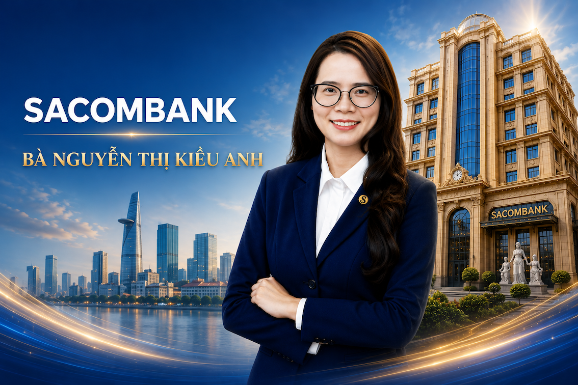 Bà Nguyễn Thị Kiều Anh và dấu ấn lãnh đạo tại SACOMBANK